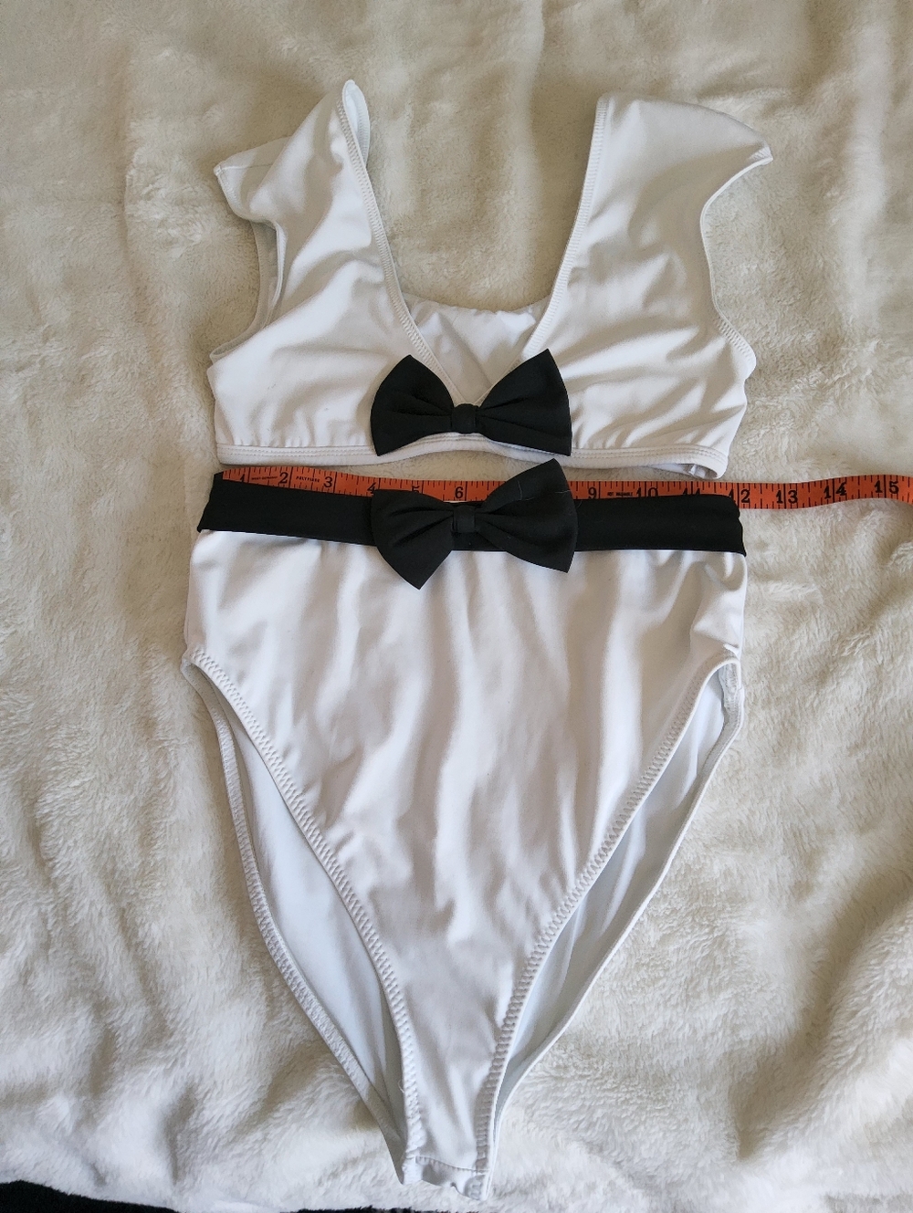 CAROLINE CONSTAS Vintage Style Bikini with Bow Accents